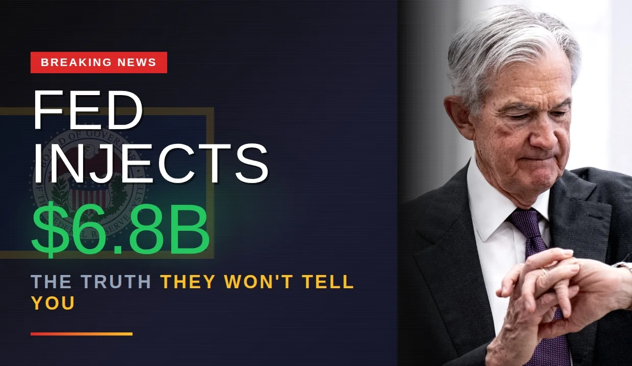 Fed Injects $6.8B Liquidity Impact on Crypto Market