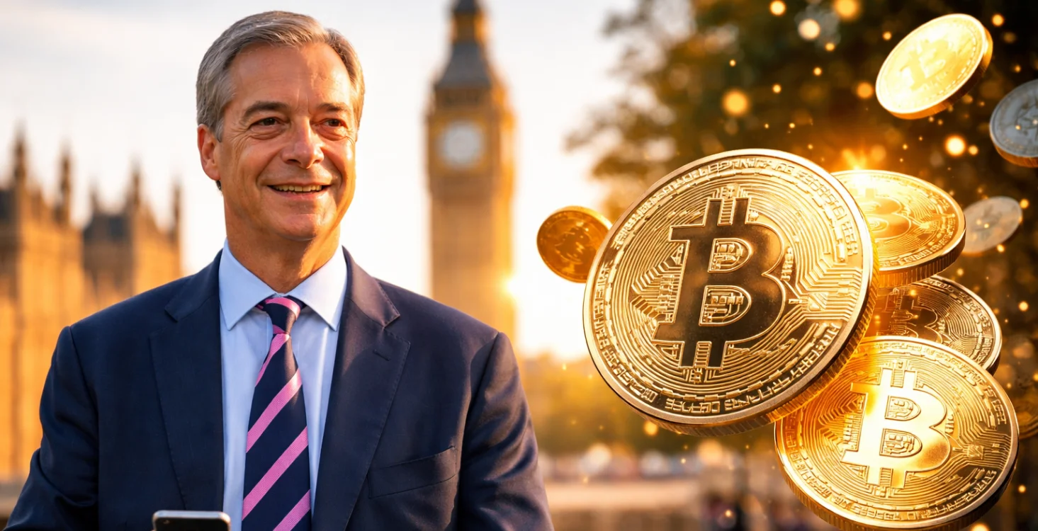 Nigel Farage Buys 2M Bitcoin as First UK MP Public Move