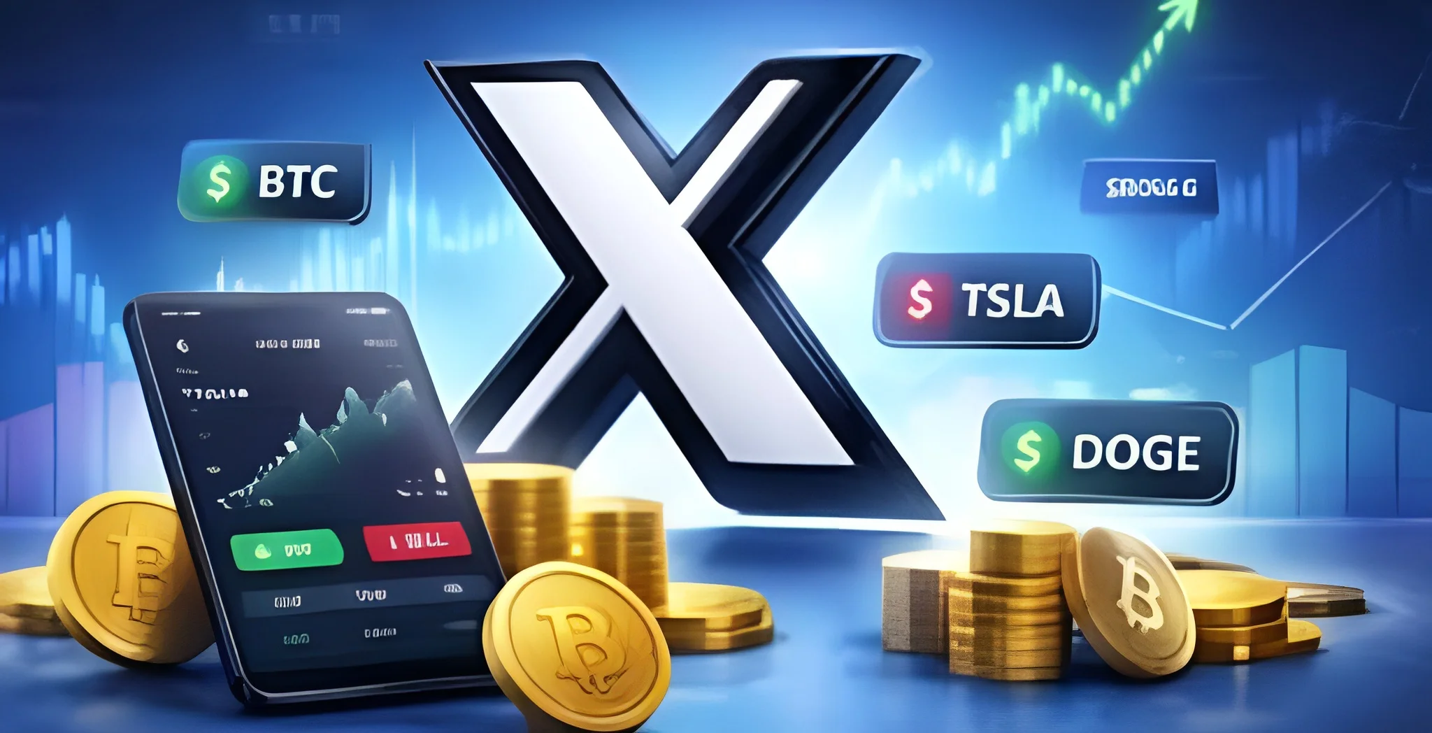 _X Launches Cashtags Featuring Live Crypto Stock Charts